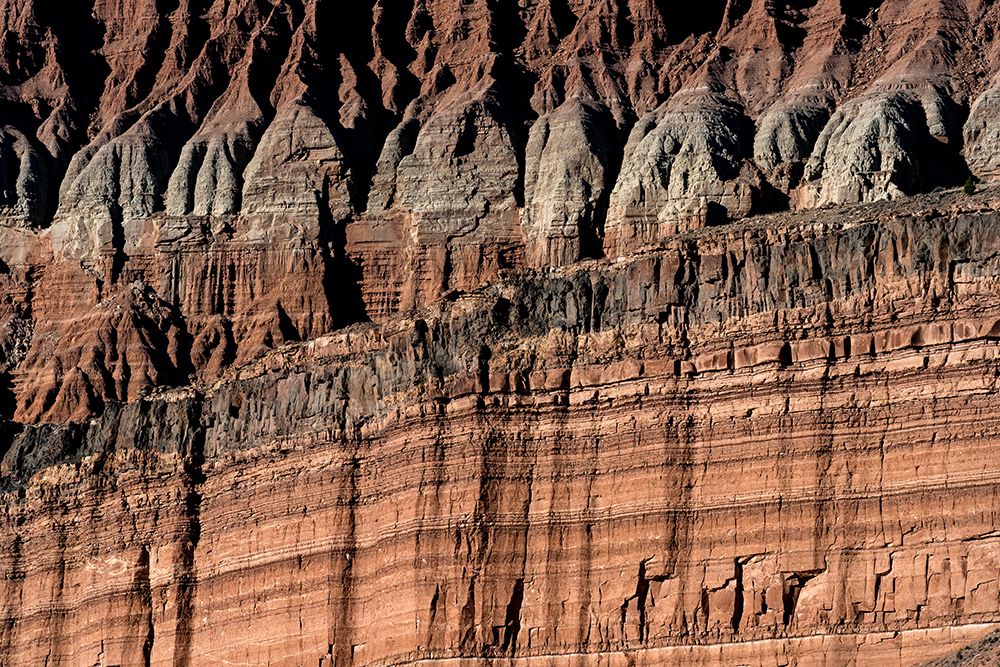 USA-Utah. Sedimentary layers-sandstone-Cathedral Valley-Capitol Reef National Park art print by Judith Zimmerman for $57.95 CAD