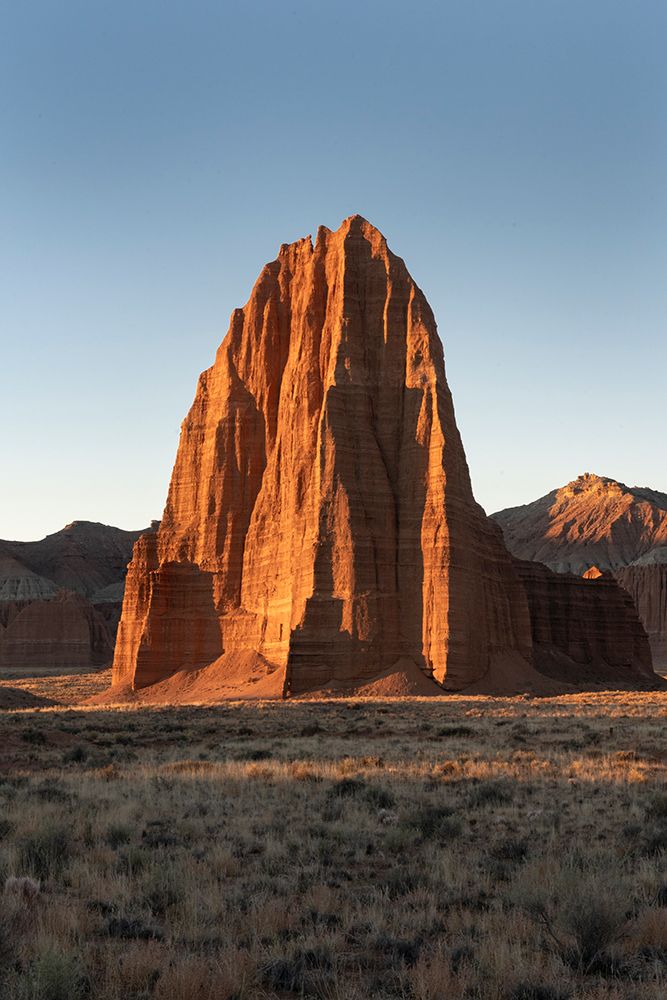 USA-Utah. Sunrise on Temple of the Sun-Capitol Reef National Park art print by Judith Zimmerman for $57.95 CAD