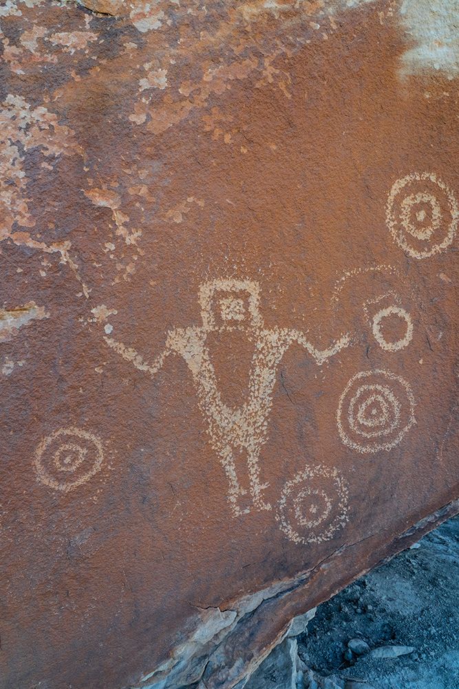 USA-Utah Juggler Panel petroglyphs in San Rafael Swell Recreation Area art print by Judith Zimmerman for $57.95 CAD