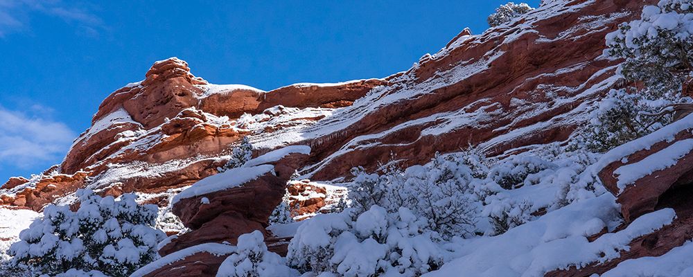USA-Utah Winter snowfall in Castle Valley art print by Judith Zimmerman for $57.95 CAD
