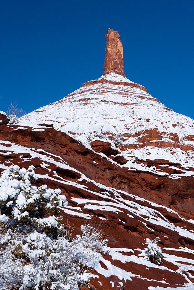 USA-Utah Winter snowfall in Castle Valley art print by Judith Zimmerman for $57.95 CAD
