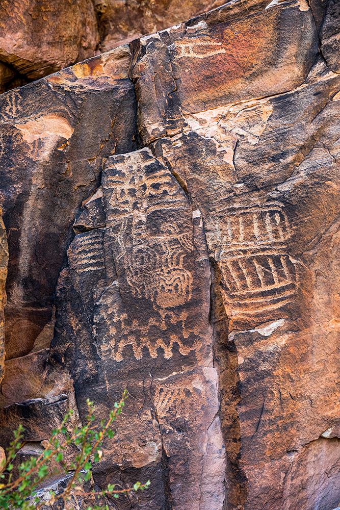 Ancient petroglyphs seen at Parowan Gap. art print by Larry Richardson for $57.95 CAD