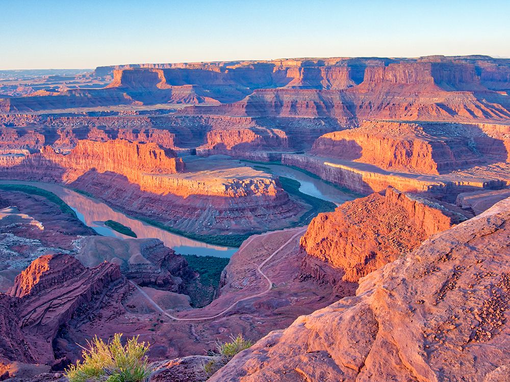 USA-Utah Dead Horse Point State Park-sunrise view of the canyon below art print by Terry Eggers for $57.95 CAD