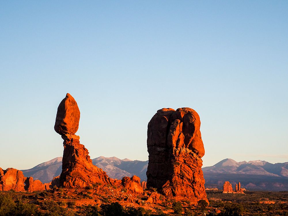 USA-Utah-Arches National Park Balance Rock at sunset art print by Terry Eggers for $57.95 CAD