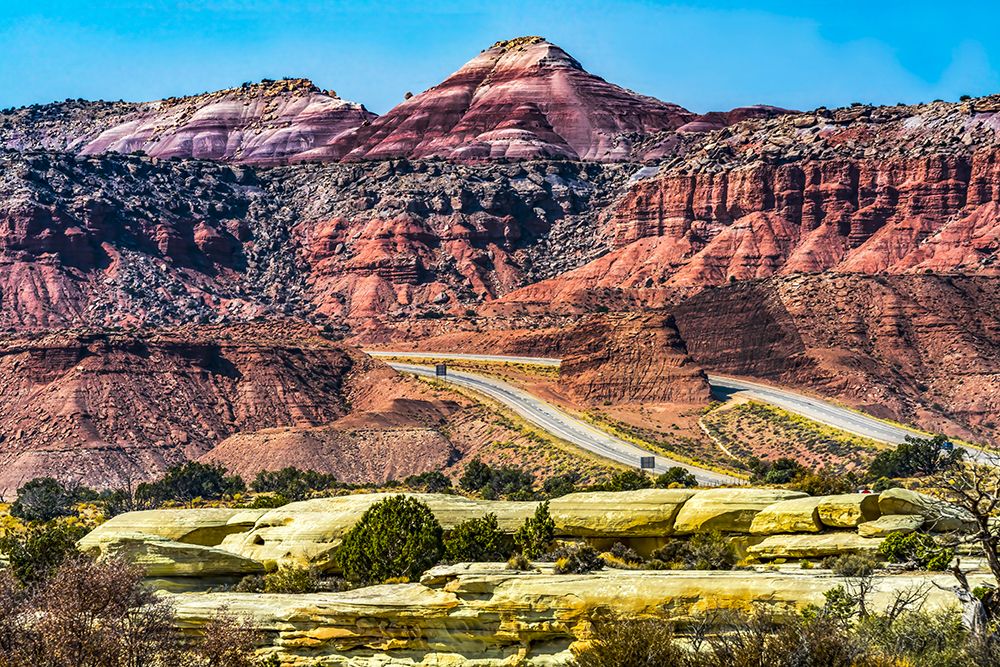 Colorful Red Canyon-Castle Valley-I-70 Highway-Utah art print by William Perry for $57.95 CAD