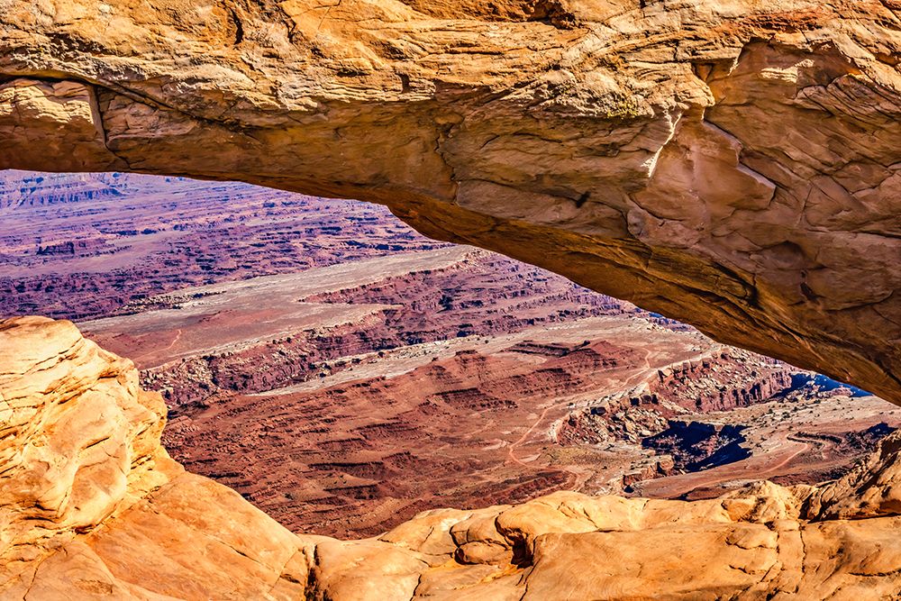 Mesa Arch- Red Rock Canyons- Canyonlands National Park- Moab- Utah. art print by William Perry for $57.95 CAD