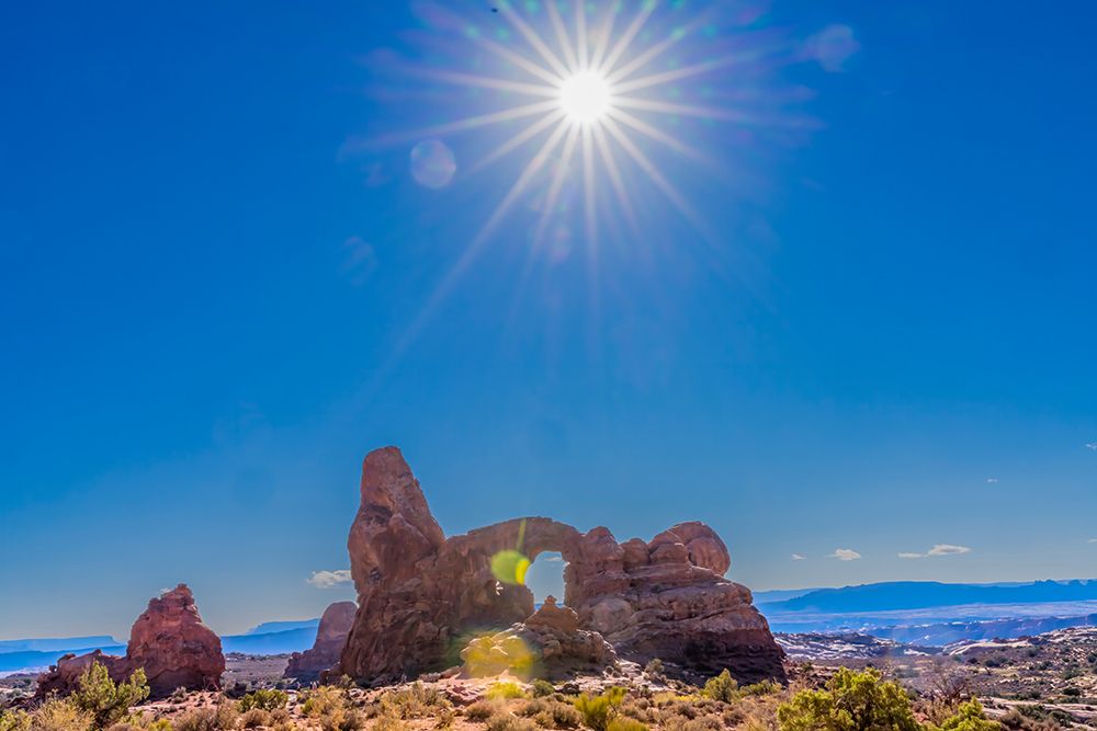 Turret Arch- Windows Section- Arches National Park- Moab- Utah. art print by William Perry for $57.95 CAD