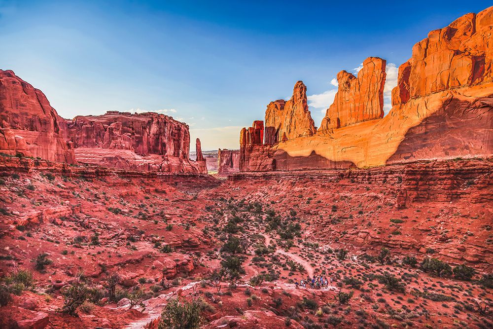 Park Avenue Section-Arches National Park-Moab-Utah-USA. art print by William Perry for $57.95 CAD