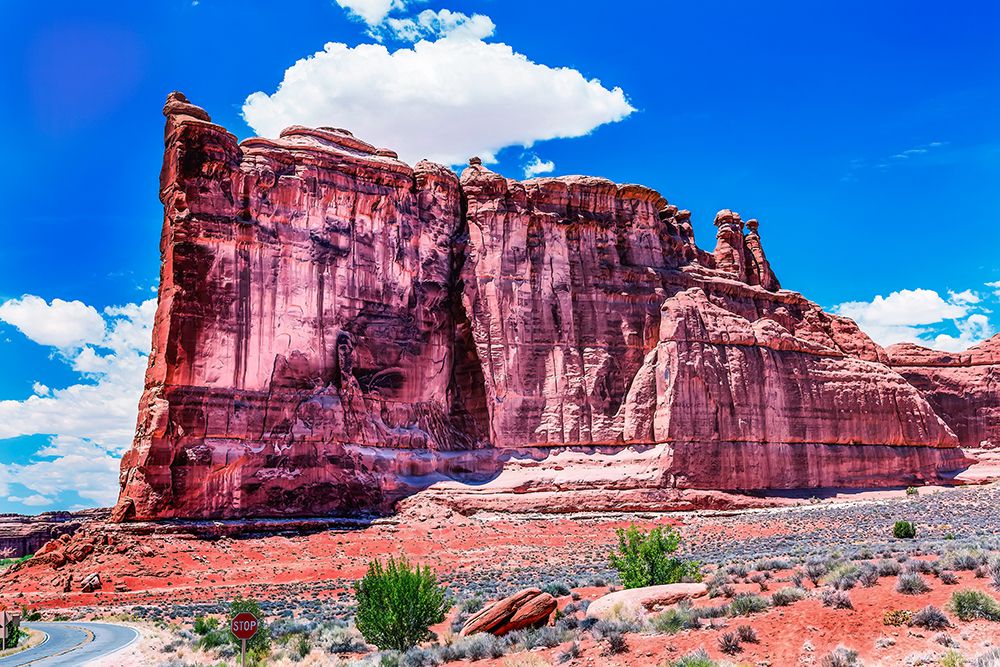 Tower of Babel Rock Formation-Arches National Park-Moab-Utah-USA. art print by William Perry for $57.95 CAD