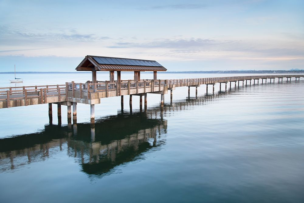 Boulevard Park Boardwalk-Taylor Dock on Bellingham Bay-Bellingham art print by Alan Majchrowicz for $57.95 CAD