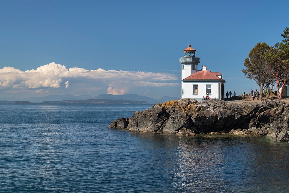 Lime Kiln Lighthouse-Lime Kiln Point State Park-San Juan Island-Washington State art print by Alan Majchrowicz for $57.95 CAD