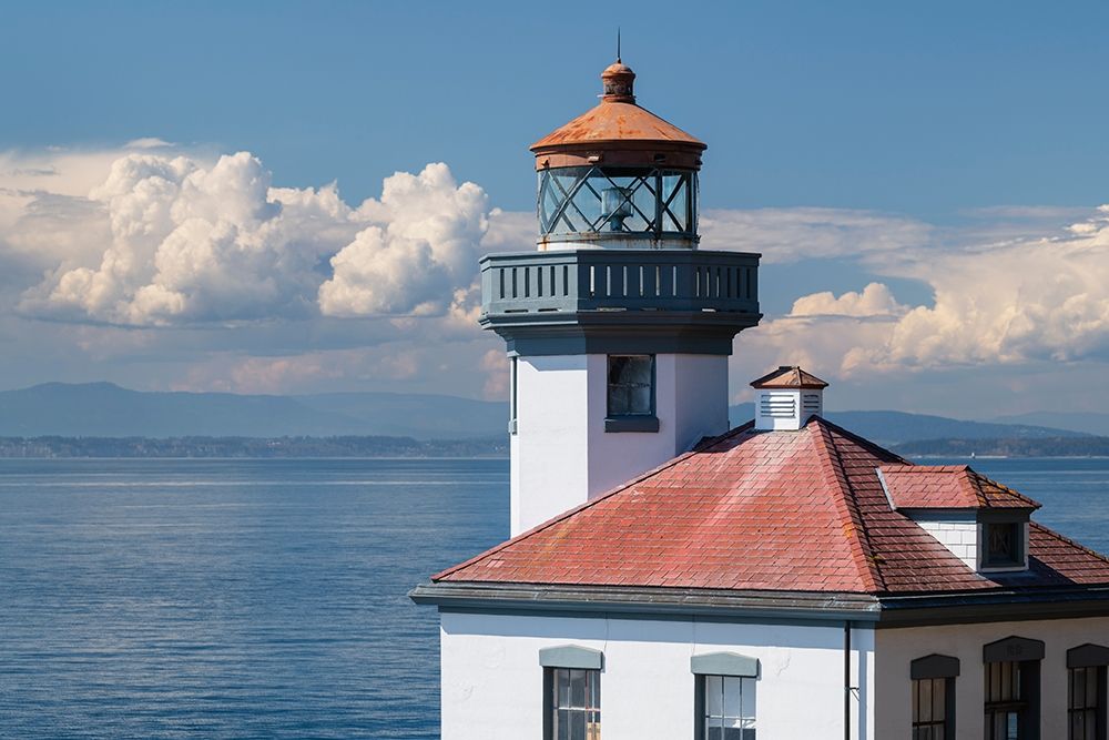 Lime Kiln Lighthouse-Lime Kiln Point State Park-San Juan Island-Washington State art print by Alan Majchrowicz for $57.95 CAD