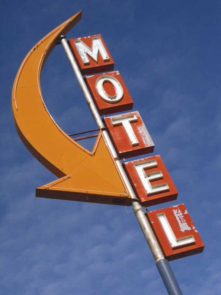 Washington, Cle Elum Detail of plain motel sign art print by Nancy, Steve Ross for $57.95 CAD