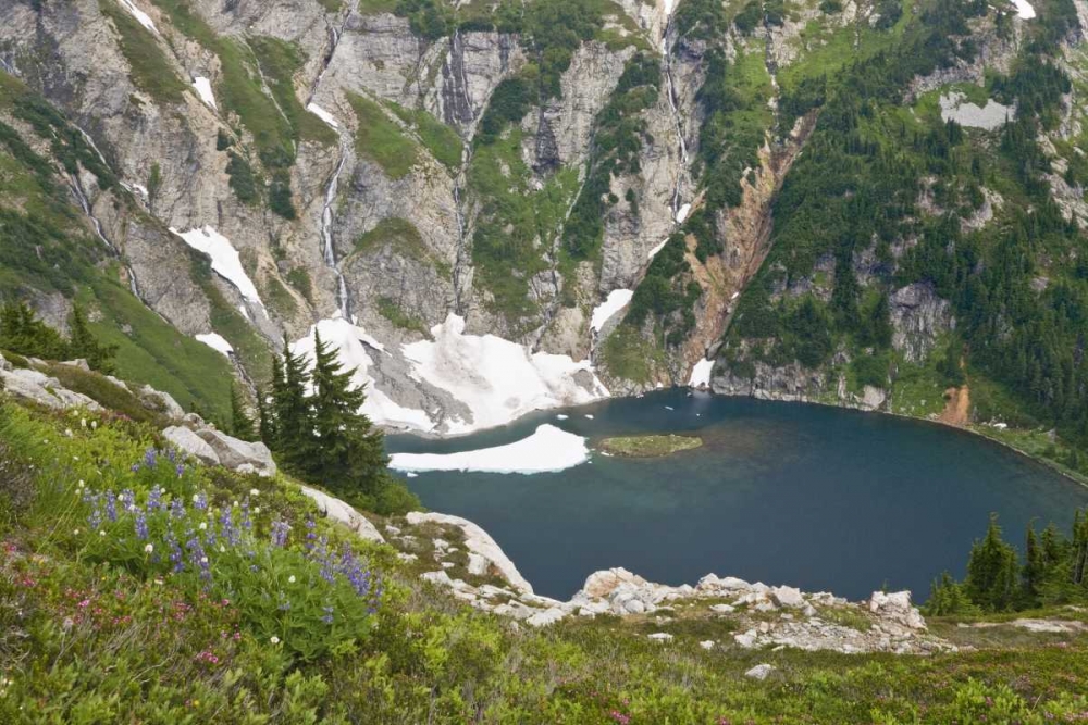 Washington , Cascade Pass View of Doubtful Lake art print by Don Paulson for $57.95 CAD