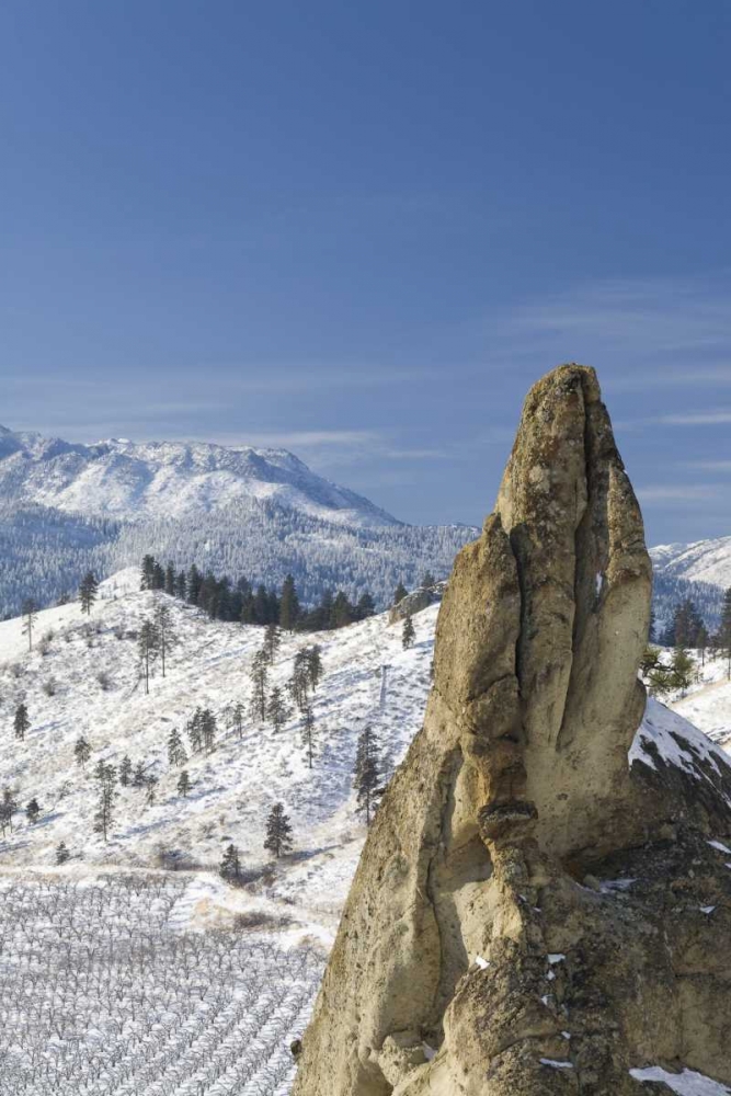 WA, Peshastin Pinnacles SP Jutting rock towers art print by Don Paulson for $57.95 CAD
