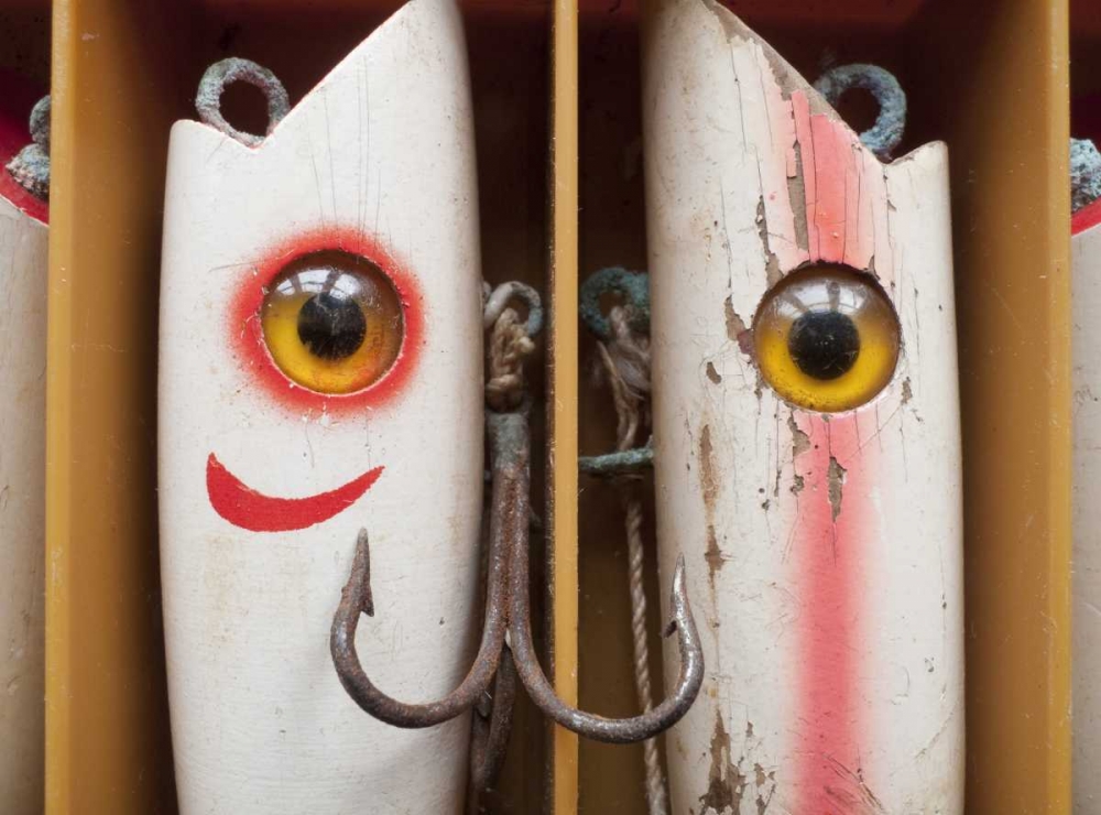 Washington, Seabeck Vintage fishing lures art print by Don Paulson for $57.95 CAD