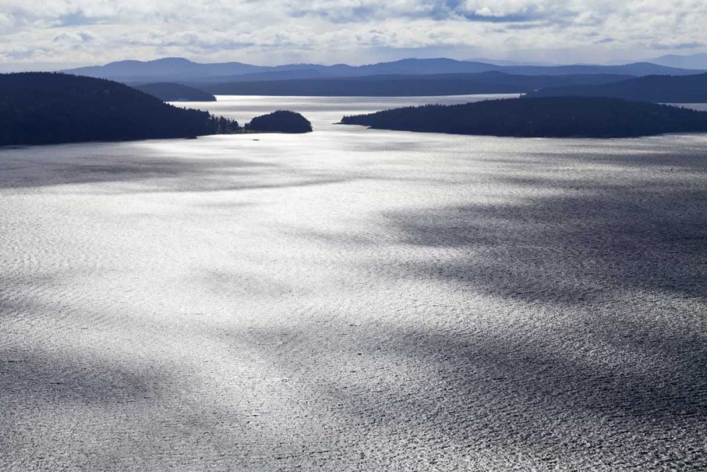 Washington, San Juans Aerial view of islands art print by Don Paulson for $57.95 CAD