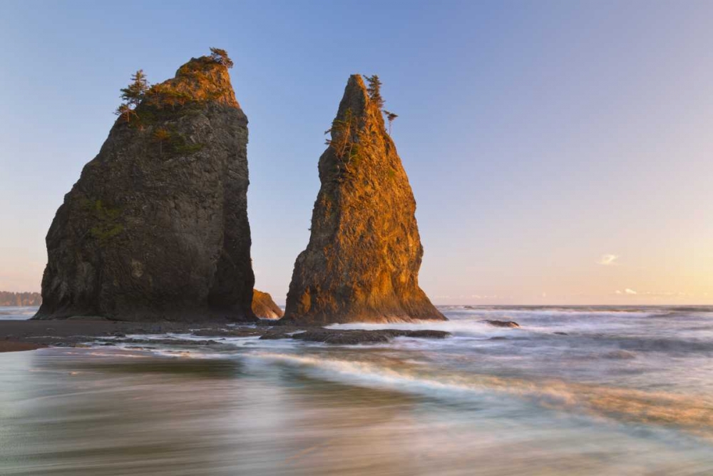 WA, Olympic NP Sunset on Rialto Beach art print by Don Paulson for $57.95 CAD