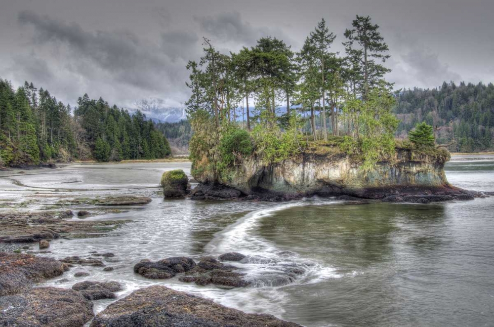 WA, Salt Creek Landscape of island in river art print by Jones Shimlock for $57.95 CAD