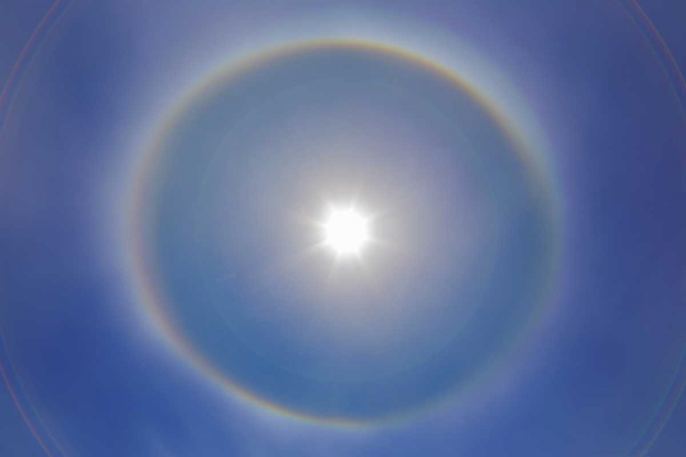 USA, Washington, Seabeck Rainbow-colored halo art print by Don Paulson for $57.95 CAD