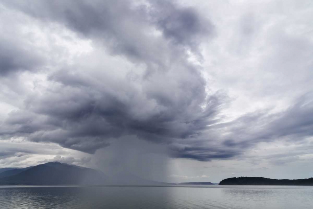Washington, Seabeck Rainstorm over Hood Canal art print by Don Paulson for $57.95 CAD