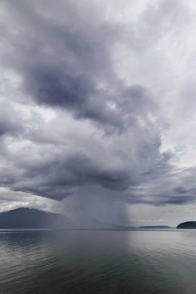 Washington, Seabeck Rainstorm over Hood Canal art print by Don Paulson for $57.95 CAD