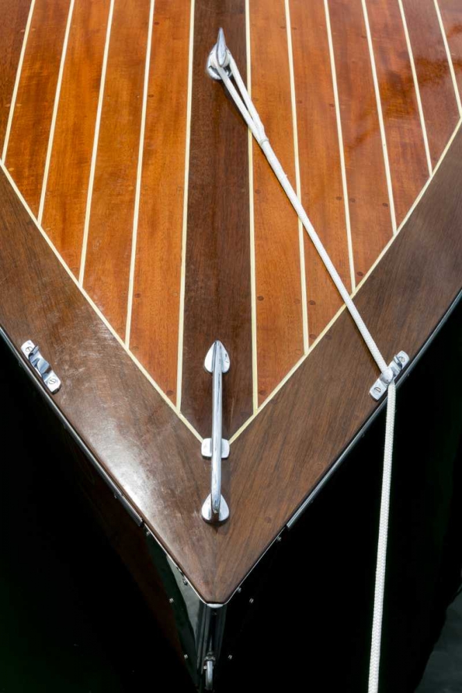 WA, Boat bow at a Wooden Boat Festival art print by Don Paulson for $57.95 CAD