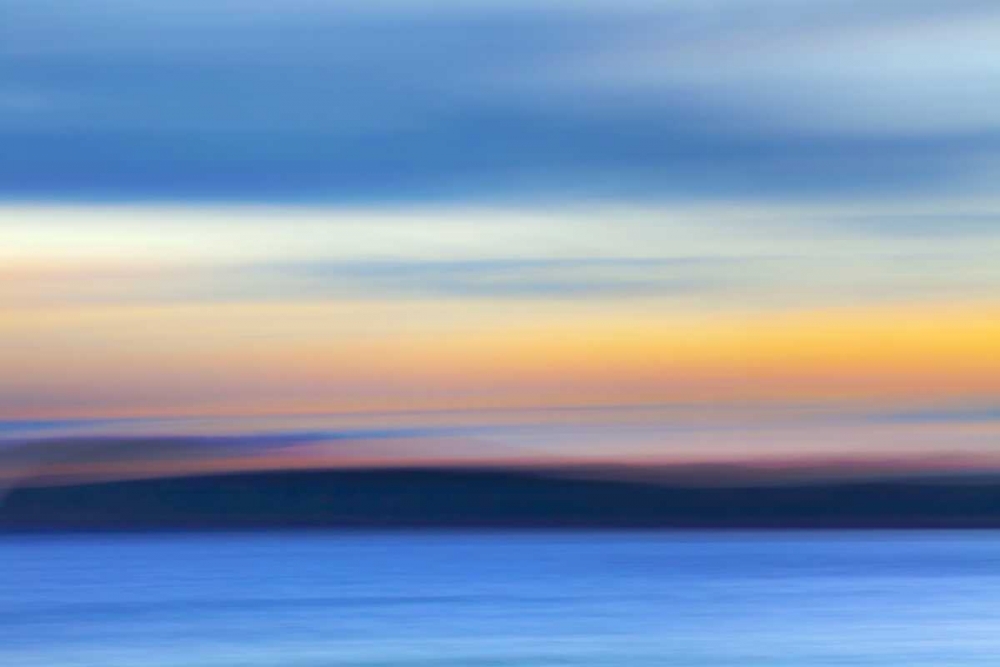 Washington, Hood Canal Abstract of ocean and sky art print by Don Paulson for $57.95 CAD