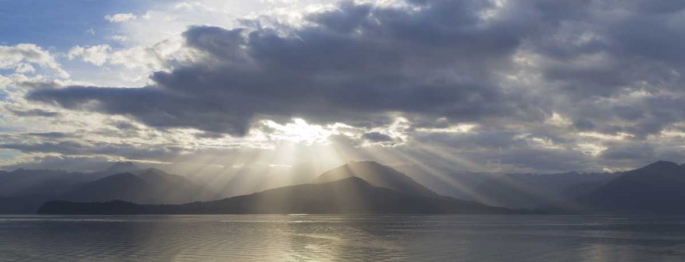 WA, Seabeck God rays over Hood Canal art print by Don Paulson for $57.95 CAD