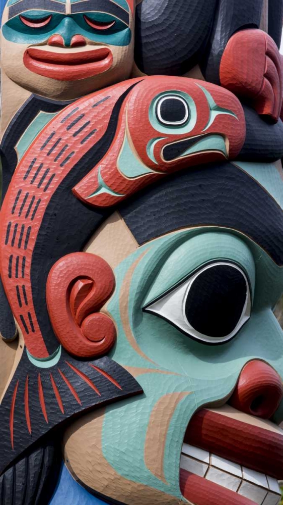 USA, Washington State, Jamestown Totem art PR art print by Don Paulson for $57.95 CAD