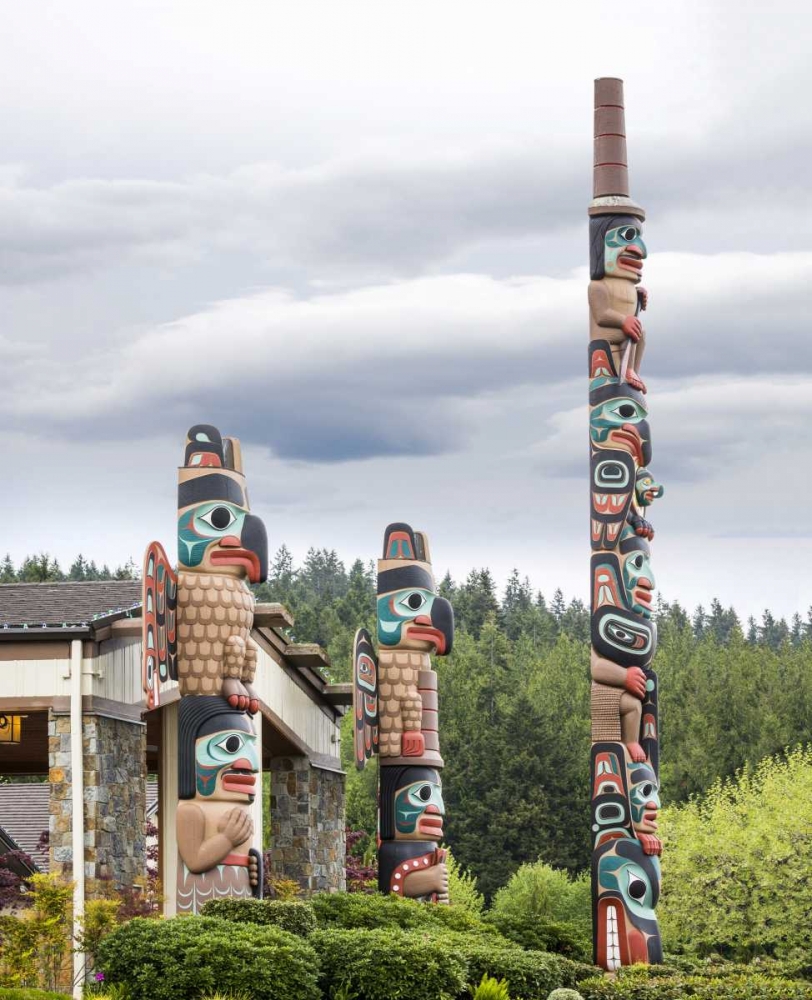USA, Washington State, Jamestown Totem art PR art print by Don Paulson for $57.95 CAD