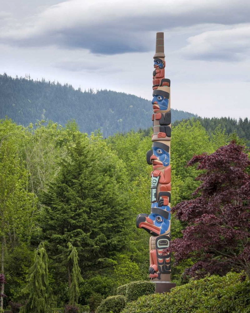 USA, Washington State, Jamestown Totem art PR art print by Don Paulson for $57.95 CAD