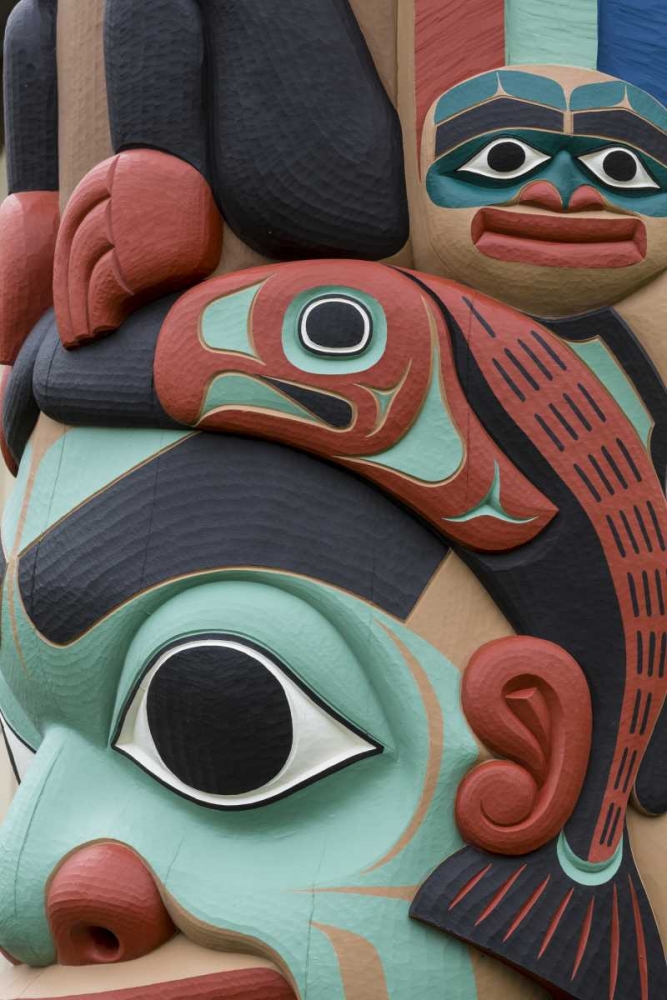 USA, Washington State, Jamestown Totem art PR art print by Don Paulson for $57.95 CAD