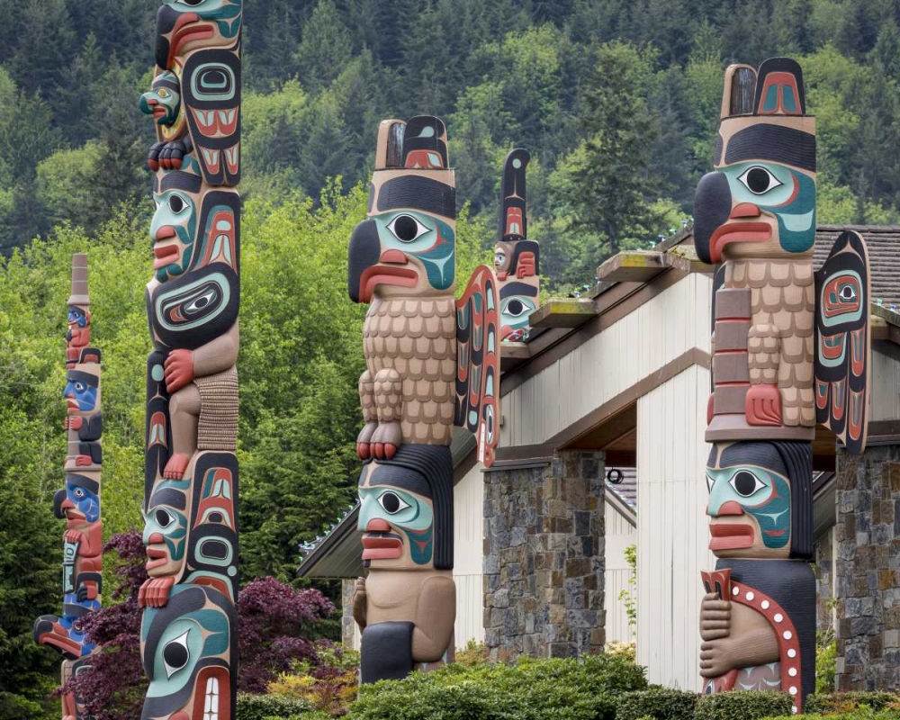 USA, Washington State, Jamestown Totem art PR art print by Don Paulson for $57.95 CAD