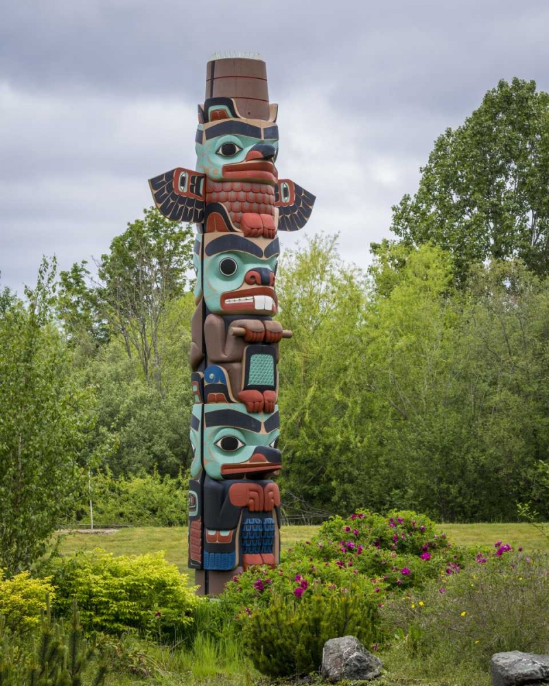USA, Washington State, Jamestown Totem art PR art print by Don Paulson for $57.95 CAD