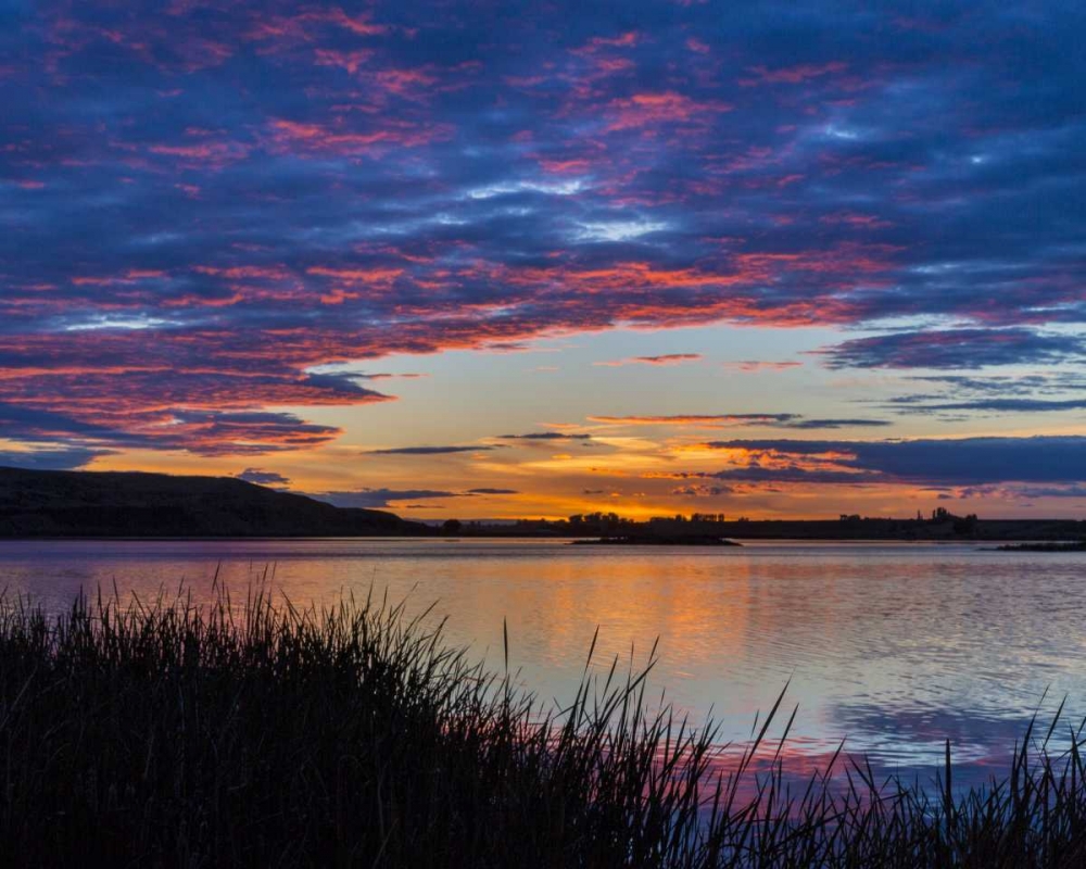 USA, Washington Sunset on Scooteney Reservoir art print by Don Paulson for $57.95 CAD