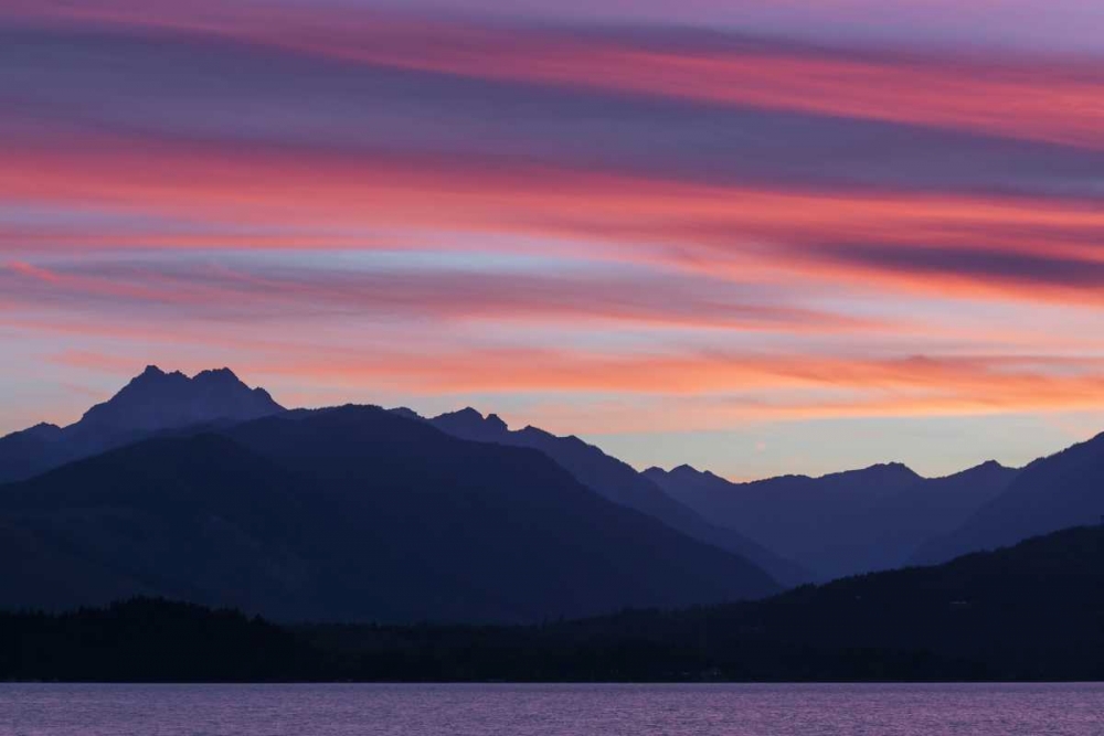 WA, Seabeck Olympic Mountains and Hood Canal art print by Don Paulson for $57.95 CAD