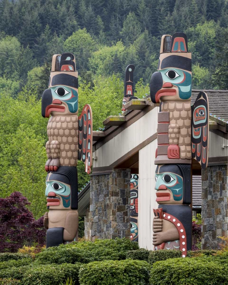 USA, Washington State, Jamestown Totem art PR art print by Don Paulson for $57.95 CAD