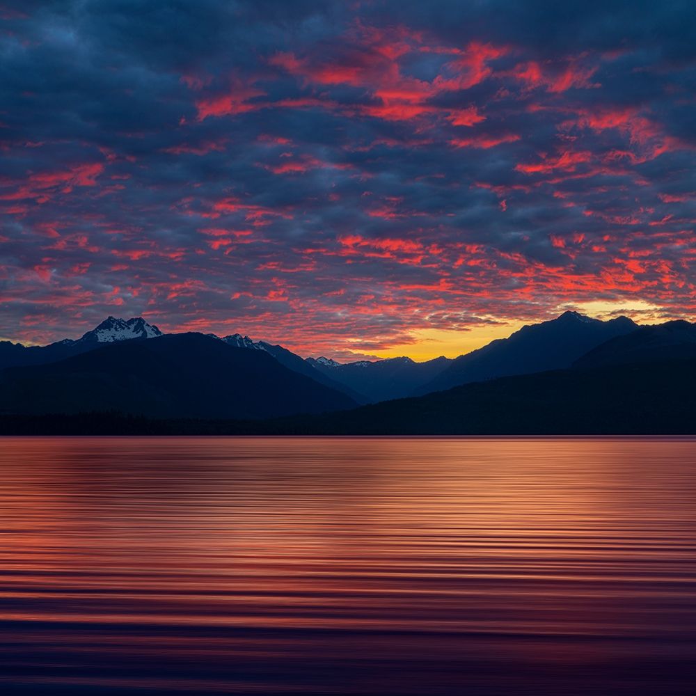 Washington State-Seabeck Sunset over Hood Canal art print by Jaynes Gallery for $57.95 CAD