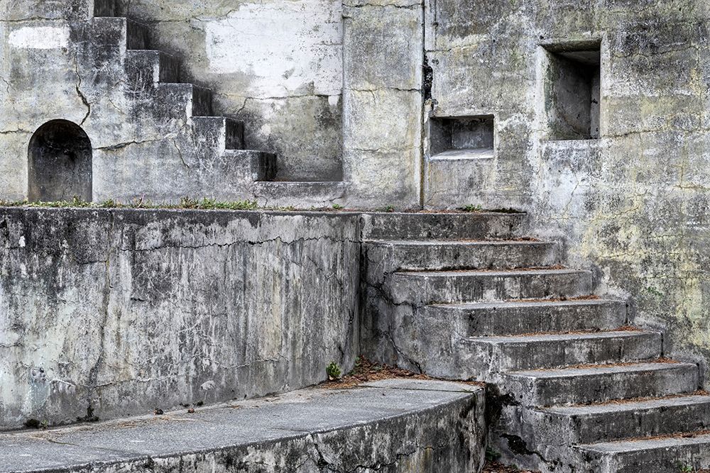 Washington State-Port Townsend Concrete steps and walls of fort art print by Jaynes Gallery for $57.95 CAD