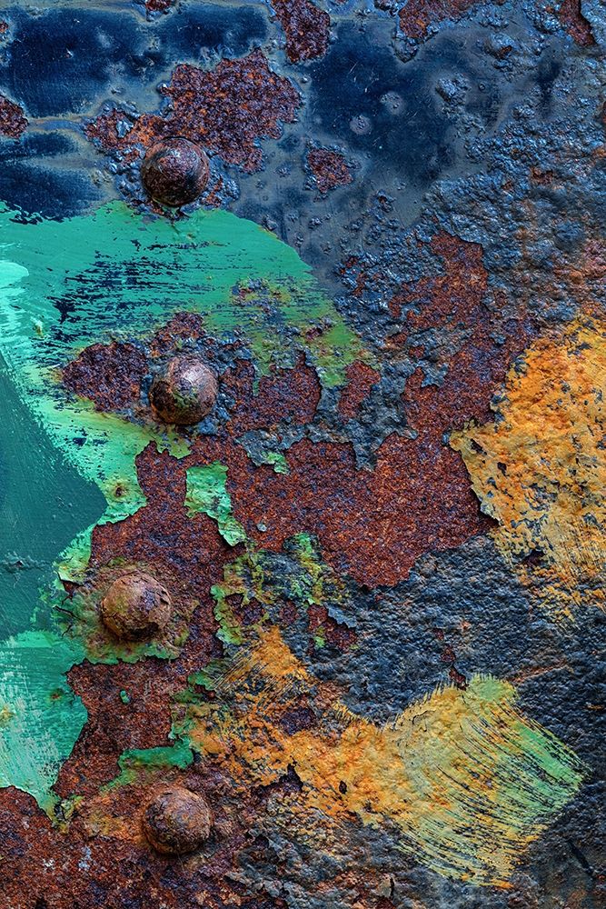 Washington State-Port Townsend-Fort Worden State Park Rusty metal of old metal boat art print by Jaynes Gallery for $57.95 CAD