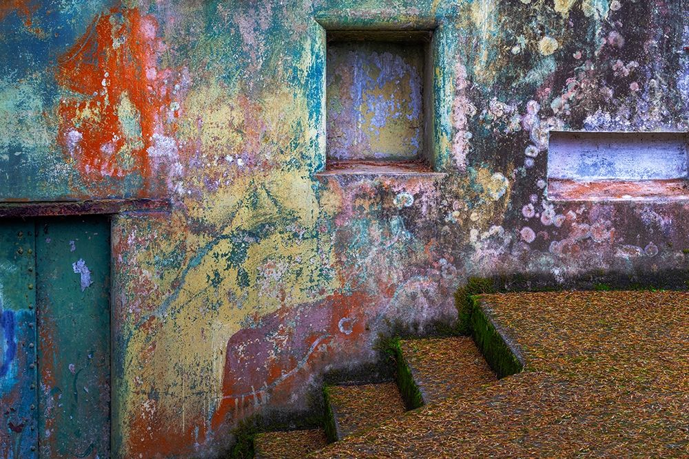 Washington State-Port Townsend-Fort Worden State Park Painted walls and stairway art print by Jaynes Gallery for $57.95 CAD