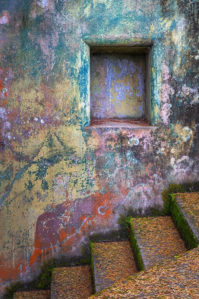 Washington State-Port Townsend-Fort Worden State Park Painted walls and stairway art print by Jaynes Gallery for $57.95 CAD