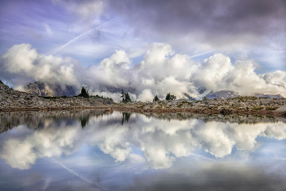 USA-Washington-Alpine Lakes Wilderness-Sunrise on Tank Lake art print by Jaynes Gallery for $57.95 CAD
