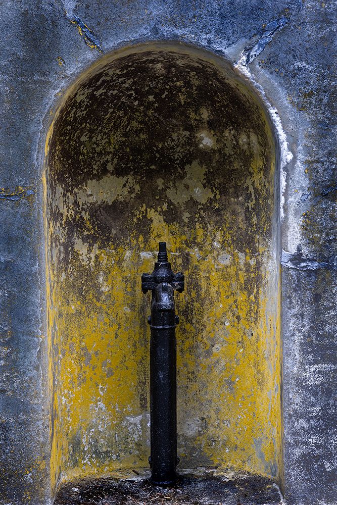 USA-Washington State-Fort Flagler State Park Detail of weathered alcove art print by Jaynes Gallery for $57.95 CAD