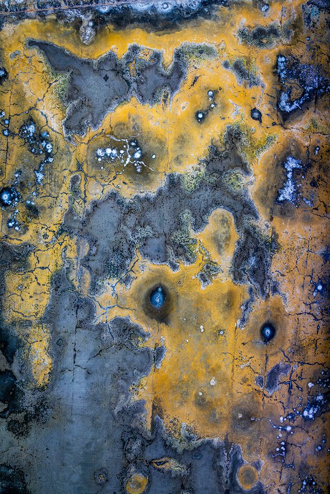 USA, Washington State, Port Townsend, Fort Worden State Park. Decay patterns on wall. art print by Jaynes Gallery for $57.95 CAD
