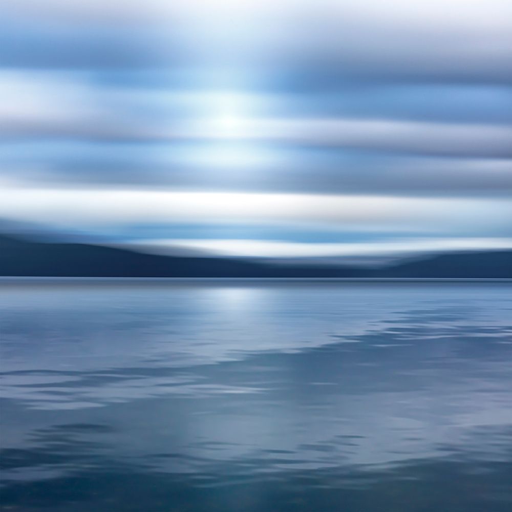 USA, Washington State, Hood Canal. Composite of cloudy reflections on Hood Canal. art print by Jaynes Gallery for $57.95 CAD