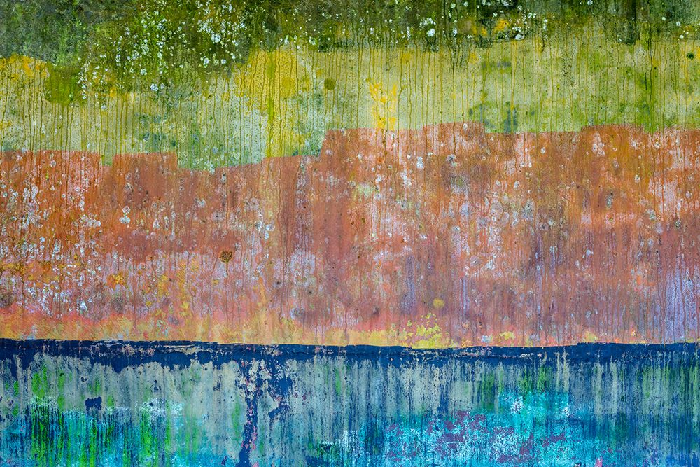 USA, Washington State, Salt Creek Recreation Area. Paint patterns on Camp Hayden battery metal. art print by Jaynes Gallery for $57.95 CAD