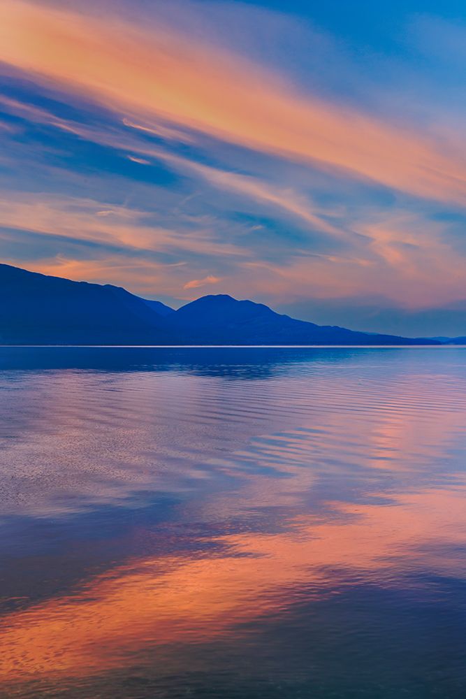 USA, Washington State, Seabeck. Sunset over Hood Canal and Mount Walker. art print by Jaynes Gallery for $57.95 CAD