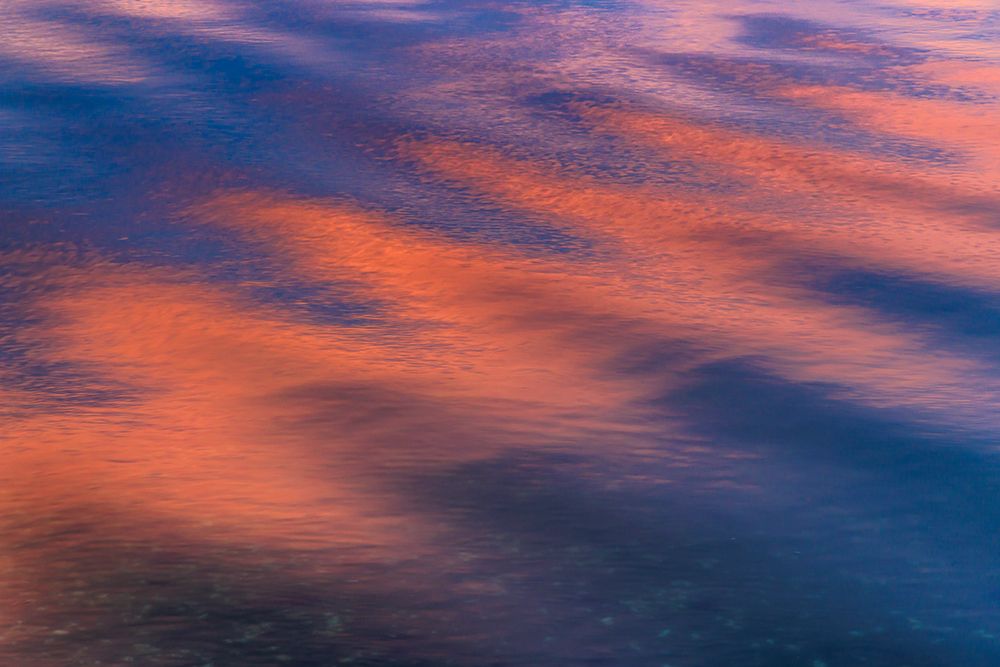USA, Washington State, Seabeck. Sunset reflections on Hood Canal. art print by Jaynes Gallery for $57.95 CAD